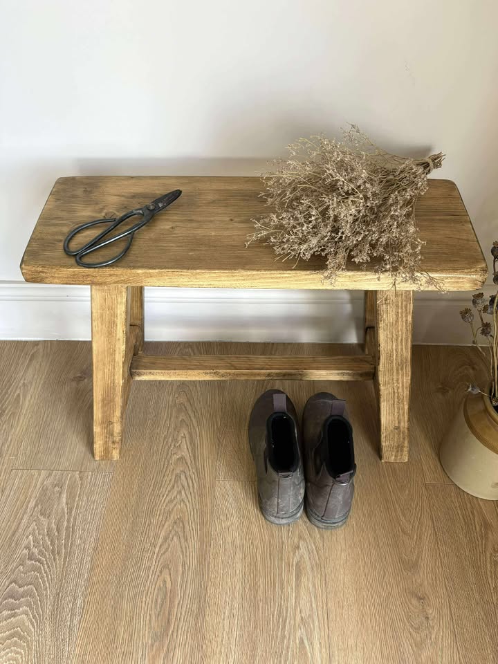 Rustic Bench | Farmhouse Stool