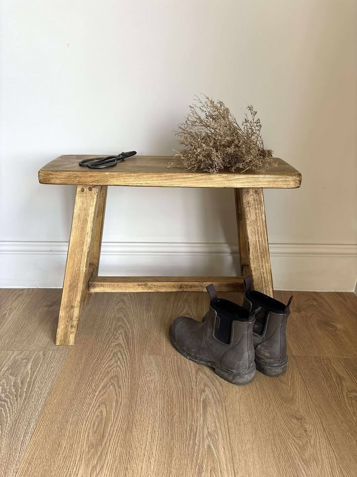 Rustic Bench | Farmhouse Stool