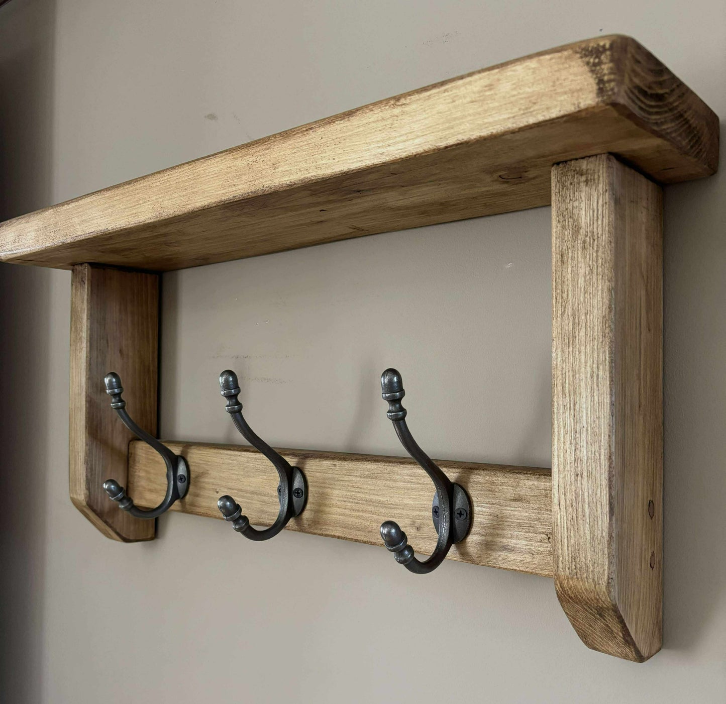 Coat Rack with Shelf