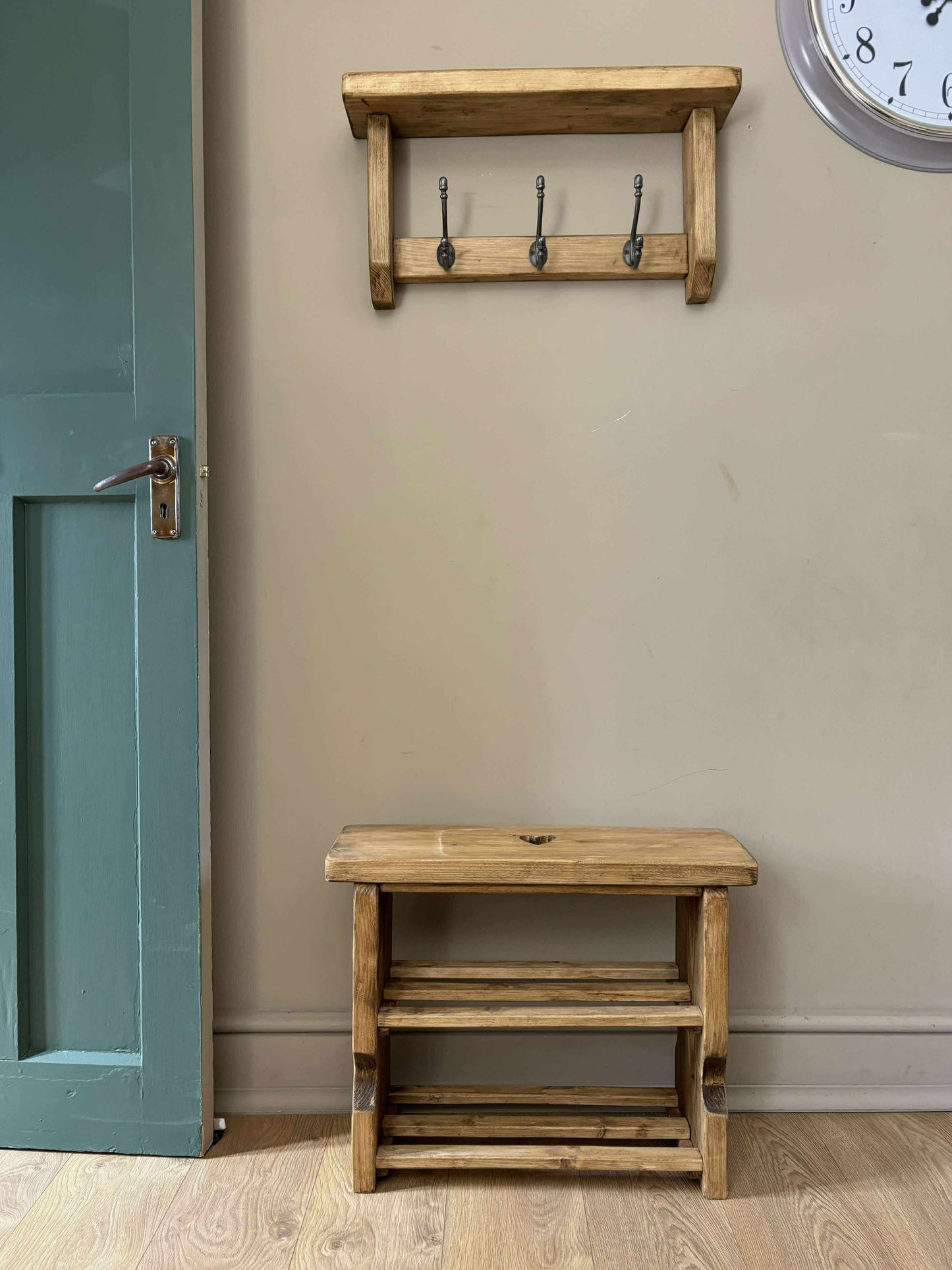 Coat Rack with Shelf