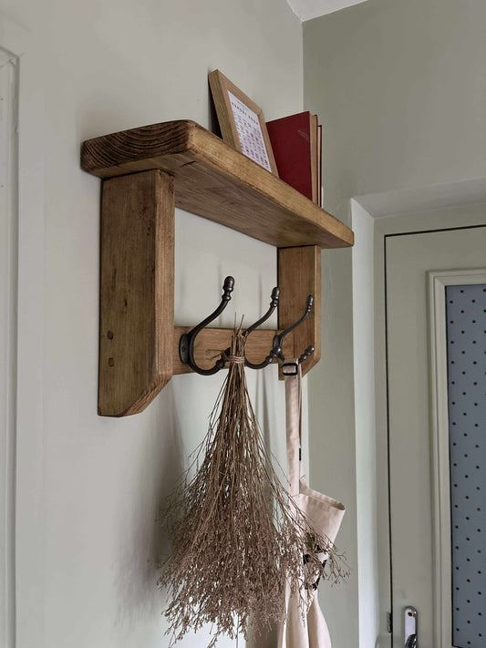 Coat Rack with Shelf